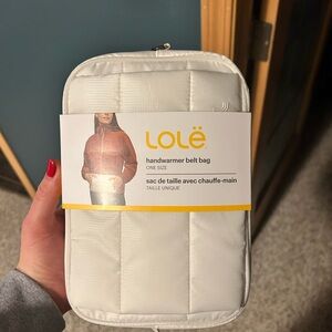 TAGS ON Lole crossbody bag with hand warmer